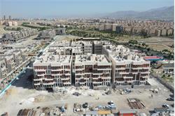 نمای کلی  قطعه B پروژه مرکز شهر اندیشه